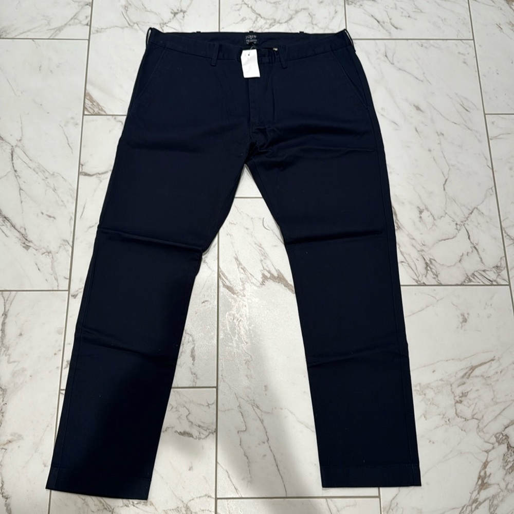NWT JCrew factory the driggs khakis in navy